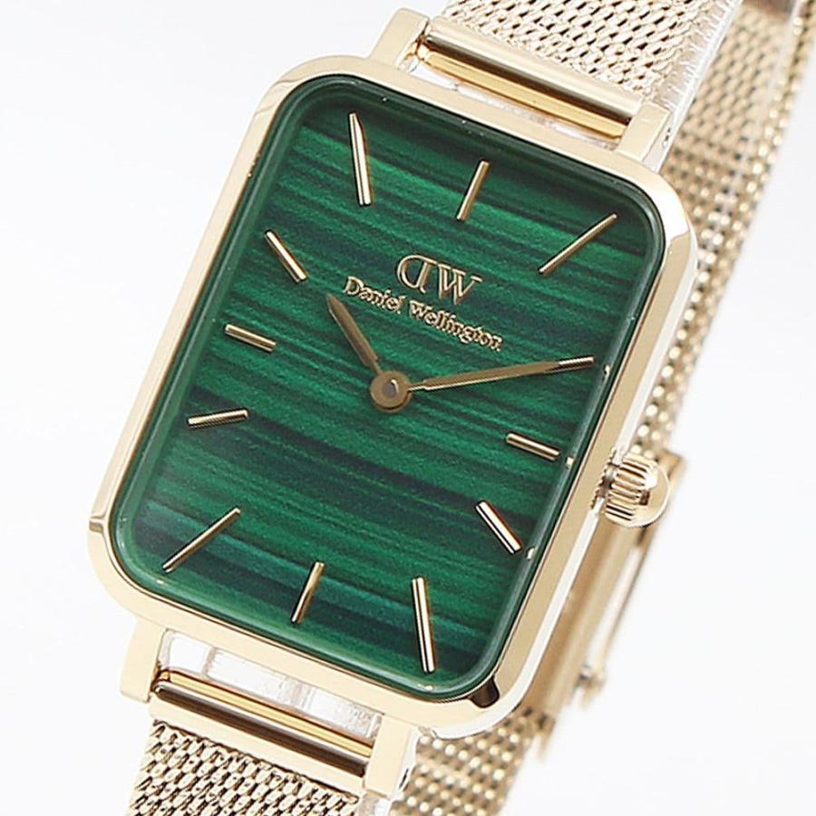 ダニエルウェリントン　グリーンゴールドスクエア 時計 Daniel Wellington 腕時計 時計 レディース ダニエル