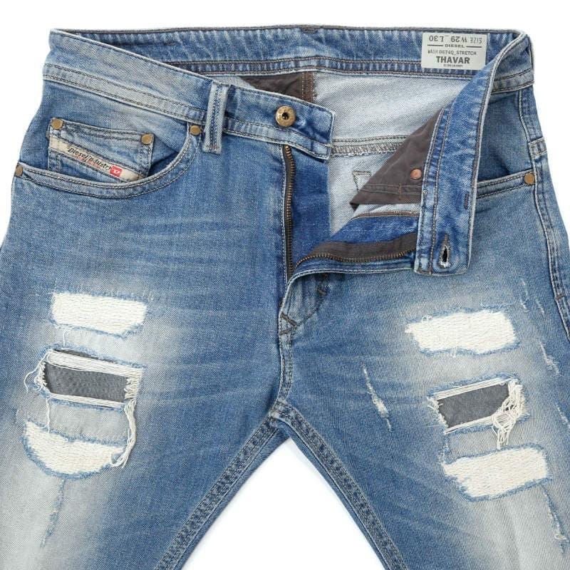 正規 ディーゼル Diesel ダメージジーンズ デニムパンツ メンズ ロング丈 長ズボン クラッシュジーンズ 31サイズ ズボン パンツ