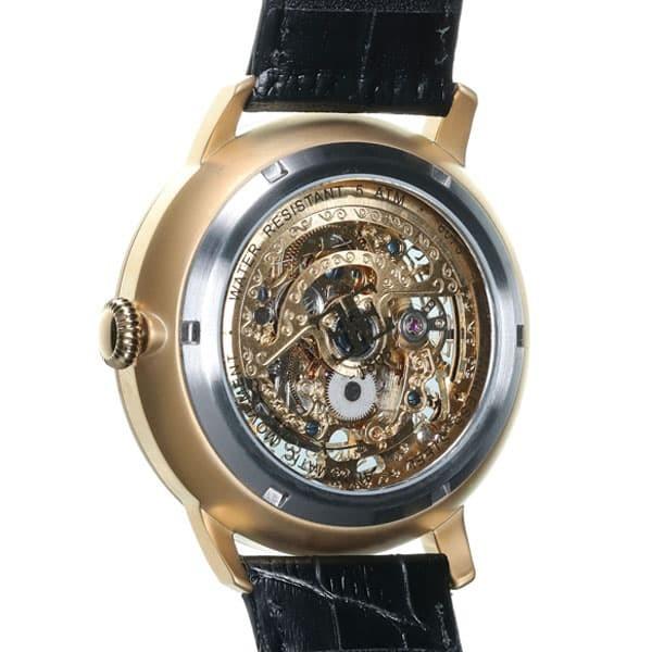 アーンショウ 腕時計 メンズ EARNSHAW 自動巻き アナログ表示 レザー EARNSHAW アーンショウ 自動巻き レザー アナログ表示