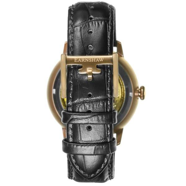 アーンショウ 腕時計 メンズ EARNSHAW 自動巻き アナログ表示 レザー EARNSHAW アーンショウ 自動巻き レザー アナログ表示