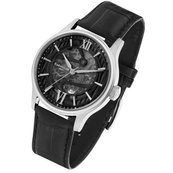 アーンショウ 腕時計 メンズ EARNSHAW 自動巻き アナログ表示 レザー