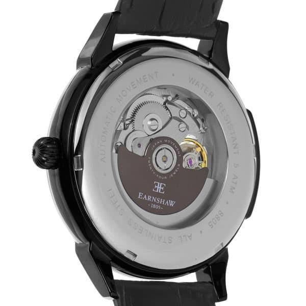 アーンショウ 腕時計 メンズ EARNSHAW 自動巻き アナログ表示 レザー EARNSHAW アーンショウ 自動巻き レザー アナログ表示