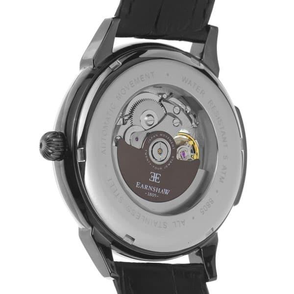 アーンショウ 腕時計 メンズ EARNSHAW 自動巻き アナログ表示 レザー EARNSHAW アーンショウ 自動巻き レザー アナログ表示