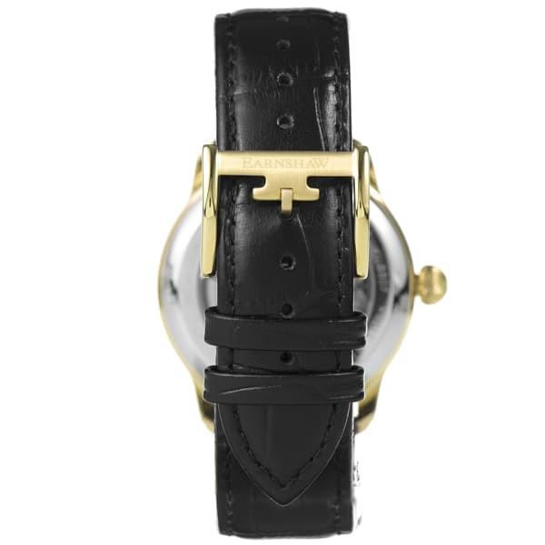 アーンショウ 腕時計 メンズ EARNSHAW 自動巻き アナログ表示 レザー EARNSHAW アーンショウ 自動巻き レザー アナログ表示