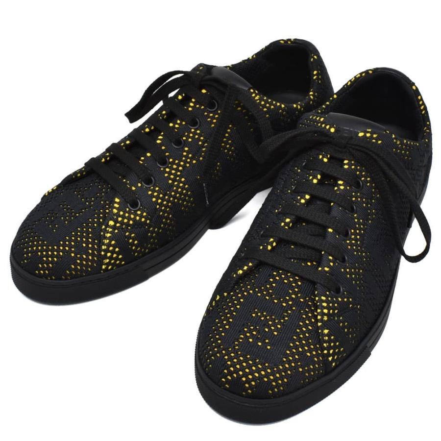 FENDI フェンディ スニーカー メンズ ローカット 24.5cm-25cm ブラック