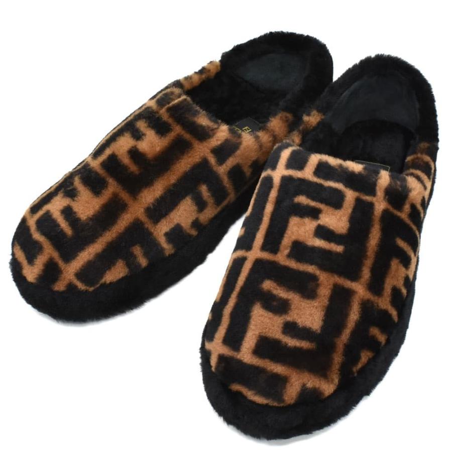フェンディ ルームシューズ メンズレディース 24.5cm-25cm FENDI