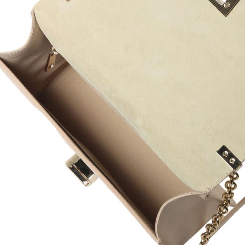 FURLA レザー ショルダーバック チェーン シンプル かわいい FURLA フルラ ショルダーバッグ ポシェット チェーンバッグ
