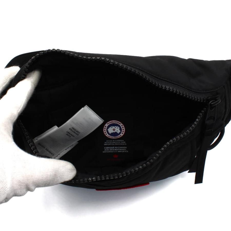   カナダグース ボディバッグ 黒 CANADA GOOSE - 新品 カナダグース CANADA GOOSE ウエストバッグ