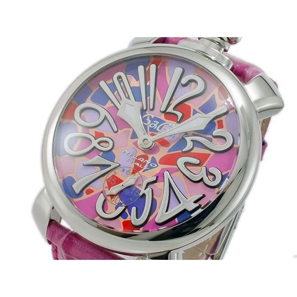 新品入荷 ガガミラノ メンズ 手巻き 腕時計 Gaga Milano ガガミラノ 腕時計 メンズ マニュアーレ48mm Gaga Milano モザイクピンク メンズ腕時計