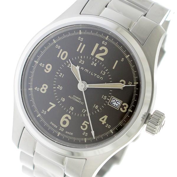 品質検査済 腕時計 ハミルトン メンズ ブラウン 自動巻き HAMILTON フィールド カーキ 腕時計