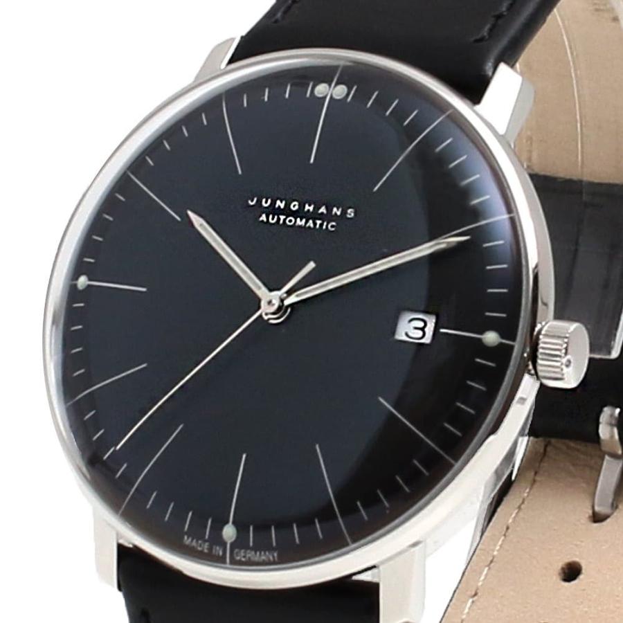 ユンハンス 腕時計 メンズ マックスビル MAXBILL JUNGHANS 自動巻き ブラック j41200154448a7ブランド