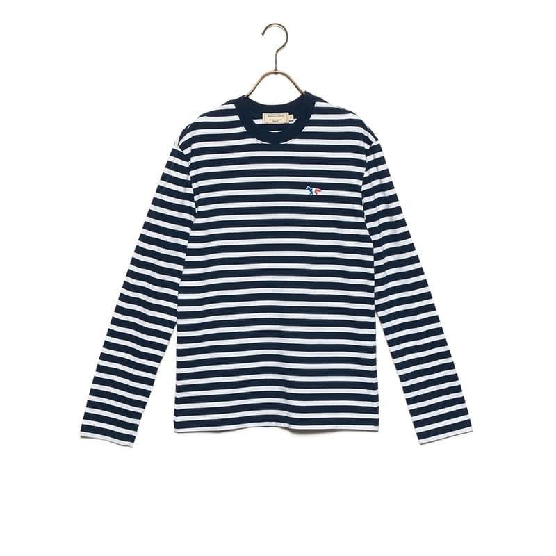 メゾンキツネ カットソー メンズ Maison Kitsune Xsサイズ Navy White Www Workplace No