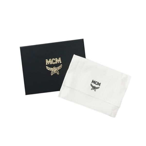 エムシーエム 二つ折り財布 ミニ財布 レディース&メンズ AREN FLAP WALLET /TWO-FOLD MINI MCM モノグラム柄 ロゴ ブラック系｜vol8｜07