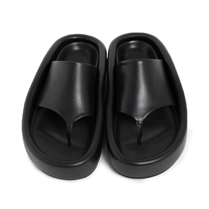 エムエム6メゾンマルジェラ プラットフォームサンダル トングサンダル 