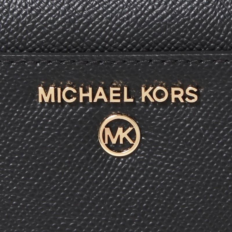 マイケルコース 長財布 ロングウォレット レディース MICHAEL KORS ラウンドファスナー レザー 無地 BLACK｜vol8｜06