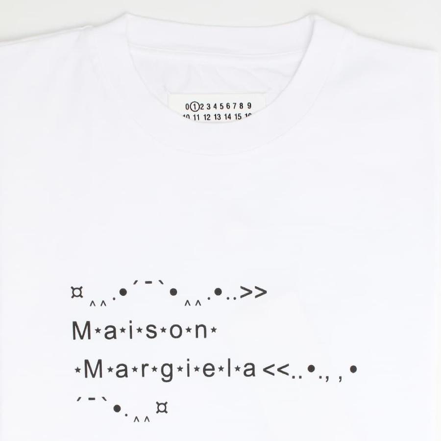 メゾンマルジェラ Tシャツ カットソー レディース MaisonMargiela クルーネック 半袖 ロゴプリント Sサイズ ホワイト｜vol8｜04