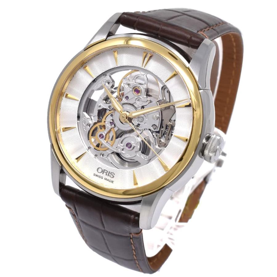 ORIS オリス 腕時計 メンズ ARTELIER SKELETON アートリエ スケルトン 