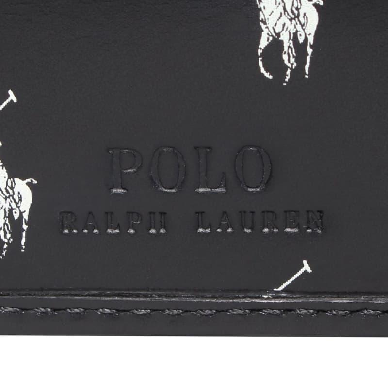 ポロラルフローレン 二つ折り財布 メンズ Polo Ralph Lauren レザー ロゴ シンプル BLACK｜vol8｜06