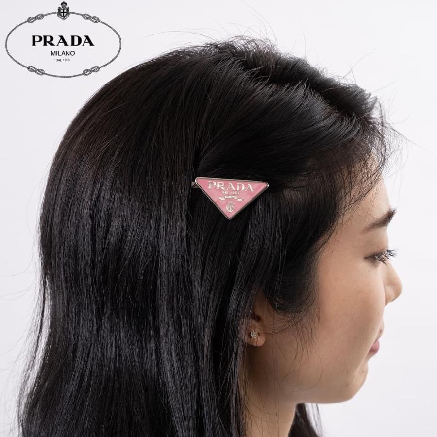 PRADA ヘアクリップ ブラック - ヘアピン