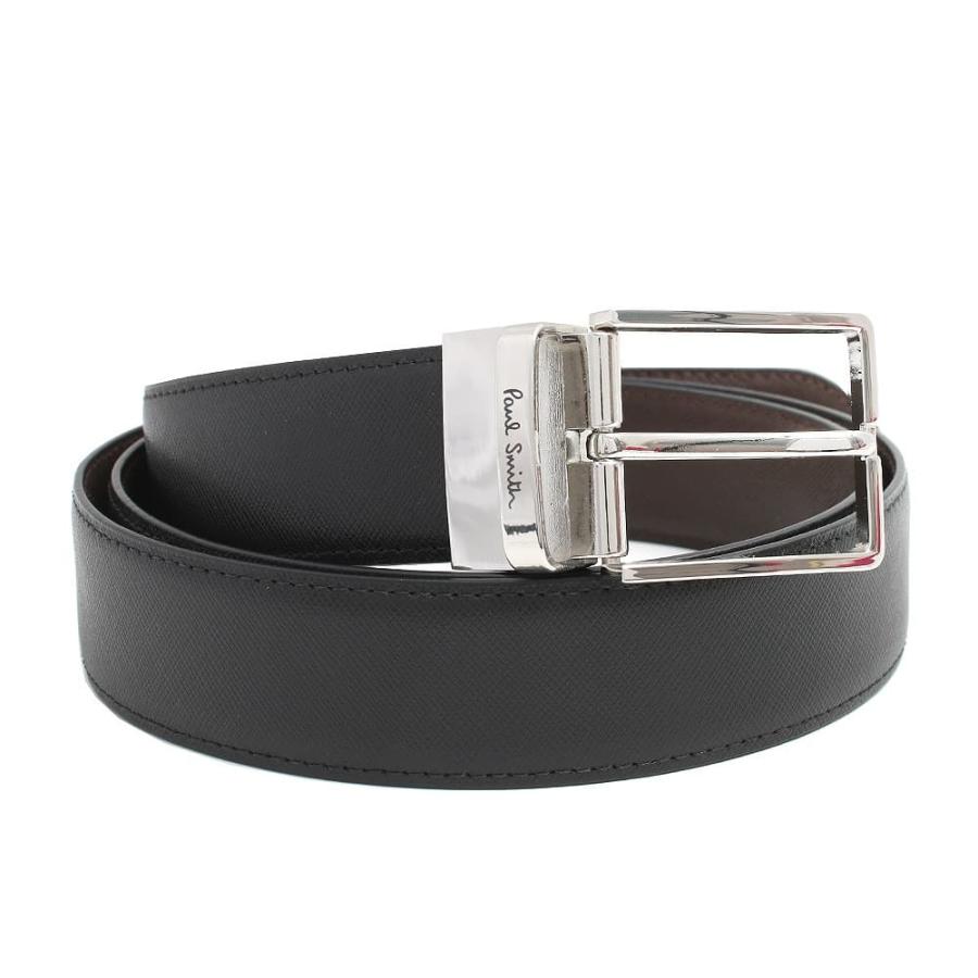 PaulSmith ベルト レザー 革 Paul Smith 【訳あり□ストライプ側にキズ