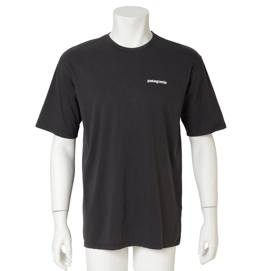 パタゴニア Tシャツ カットソー メンズ MEN'S P-6 MISSION ORGANIC T-SHIRT patagonia クルーネック 半袖 バックプリント Sサイズ(US) ブラック｜vol8｜04