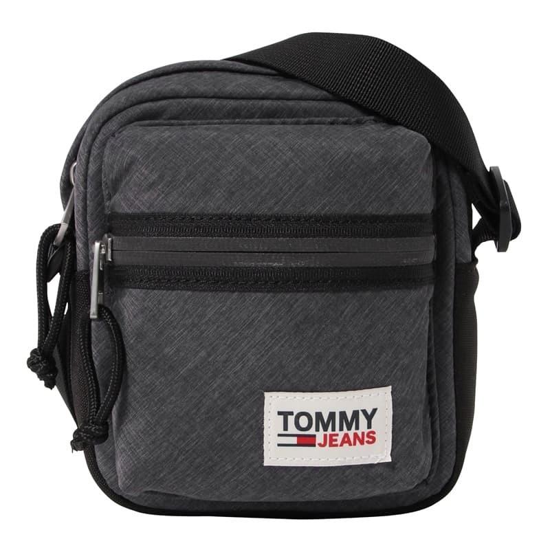 トミーヒルフィガー ショルダーバッグ ポシェット ポーチ メンズ&レディース TOMMY HILFIGER バイカラー 斜めがけ Black｜vol8