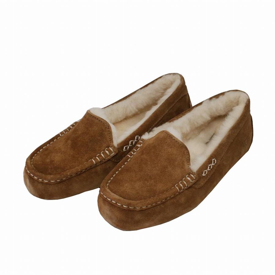 アグ モカシンシューズ スリッポン レディース UGG ムートン 22.5cm