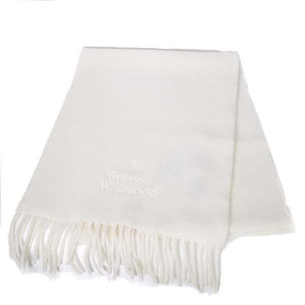 還元祭 ヴィヴィアンウエストウッド マフラー レディース メンズ Vivienne Westwood ホワイト アウトレット送料無料 Www Skylanceronline Com