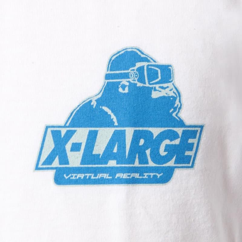 エクストララージ Tシャツ カットソー メンズ XLARGE ロゴプリント 半袖 クルーネック Mサイズ ホワイト｜vol8｜07
