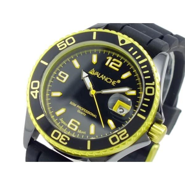 古典 アバランチ 腕時計 メンズ&レディース AVALANCHE イエロー 腕時計