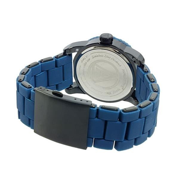 アバランチ 腕時計 メンズ AVALANCHE ネイビー×ブラック : y912-0013