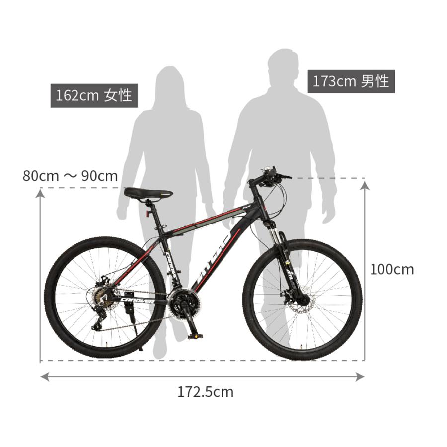 CANOVER マウンテンバイク MTB 自転車 26インチ 21段変速 アルミ
