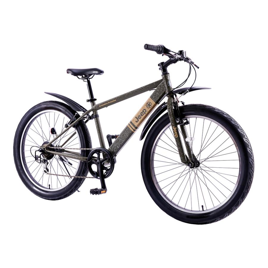 ジープ セミファットバイク 完成品 1年保証付き 自転車 26インチ(26 