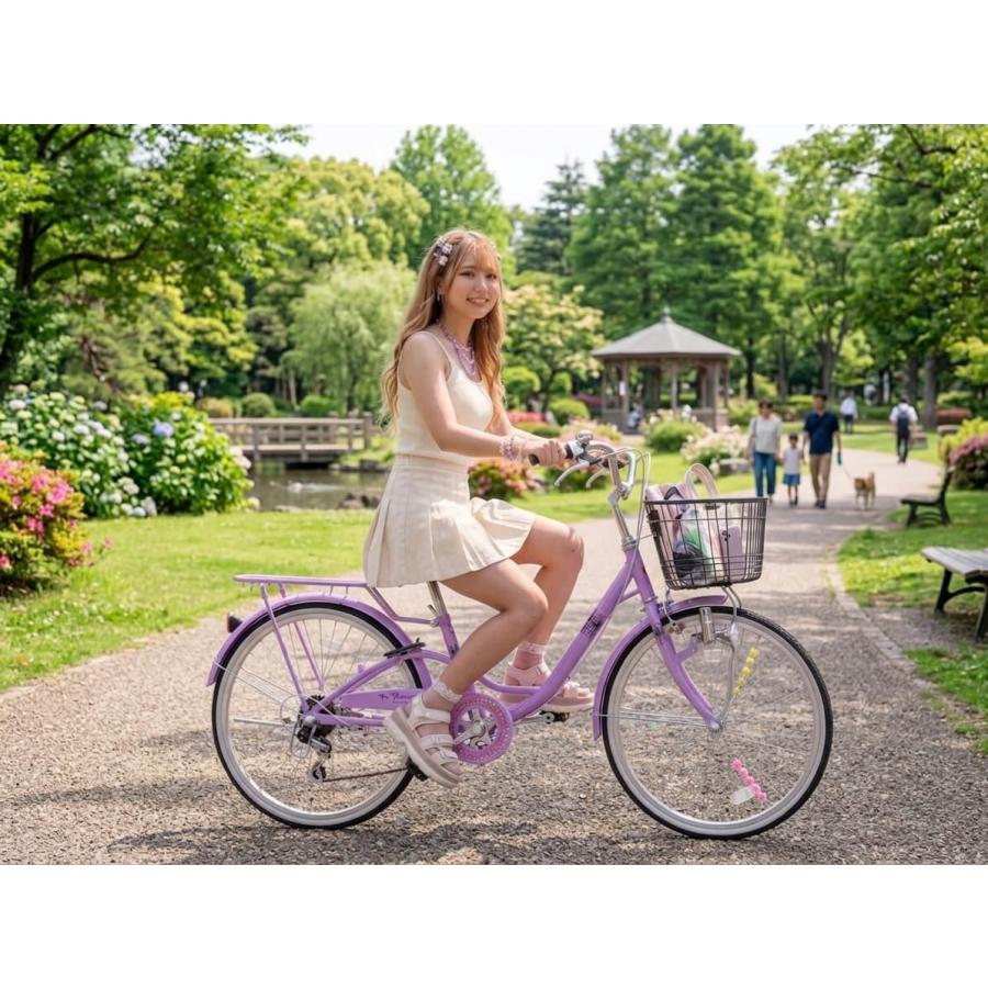 【20】子供用自転車 子供車 KhodaaBloom 薄ピンク 16インチ sanrio（サンリオ） クロミ BAA 子供用自転車 20インチ 22インチ 24