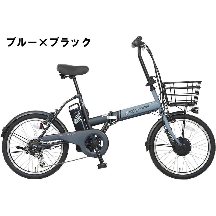 電動アシスト自転車 折りたたみ インチ カゴ付き シマノ6段変速 ペルテック Peltech Tdn 8l Pelcytdn8l 自転車通販 Voldy Collection 通販 Yahoo ショッピング