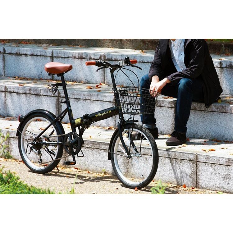 オオトモ 折りたたみ自転車 20インチ カゴ付き シマノ6段変速 オオトモ 折りたたみ自転車 20インチ カゴ付き シマノ6段変速