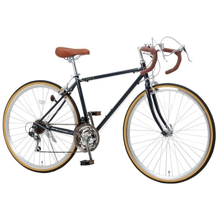 オオトモ ロードバイク 自転車 シマノ21段変速 700×28C 27インチ相当 W
