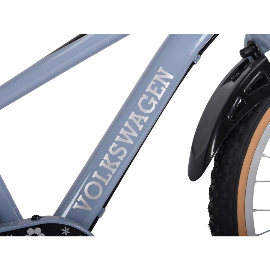 フォルクスワーゲン BAA 子供用自転車 16インチ 18インチ 補助輪・前カゴ・泥除け付き volkswagen VW-16CH VW-18CH_5