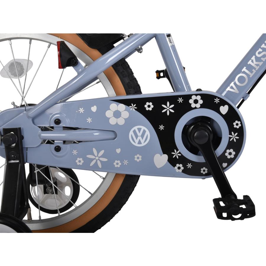 フォルクスワーゲン BAA 子供用自転車 16インチ 18インチ 補助輪・前カゴ・泥除け付き volkswagen VW-16CH VW-18CH_6