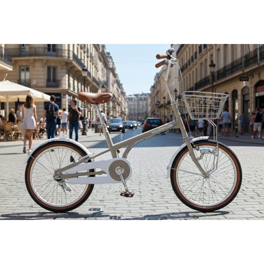 フォルクスワーゲン（Volkswagen） ミニベロ 自転車 20インチ シングル