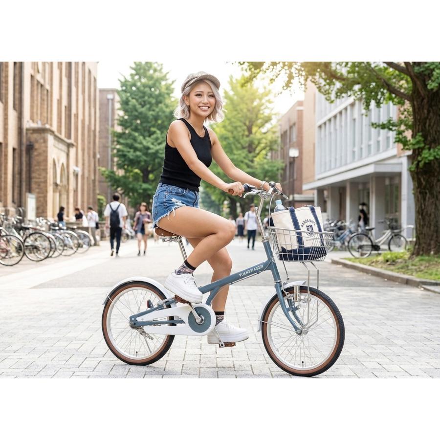 フォルクスワーゲン（Volkswagen） ミニベロ 自転車 20インチ シングル