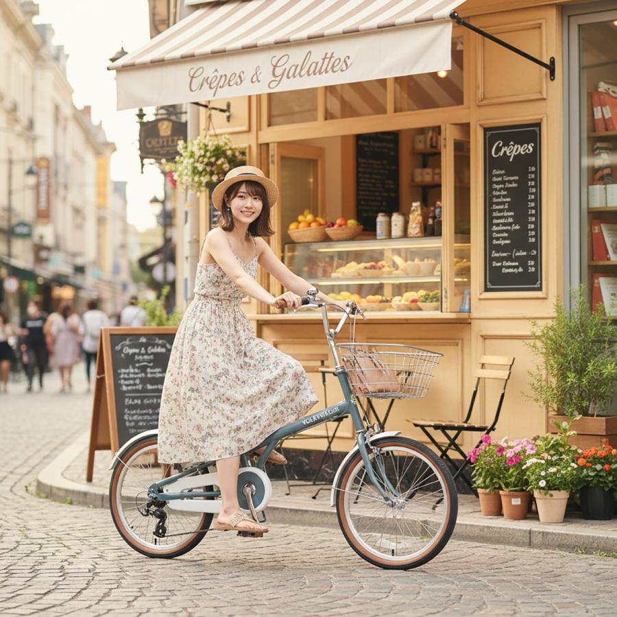 フォルクスワーゲン（Volkswagen） ミニベロ 自転車 20インチ シングル