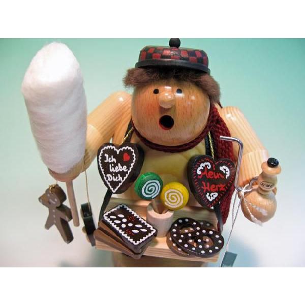 煙だし人形 おかし売り（お香台）ドイツ伝統の木製品 コーン型のお香用 