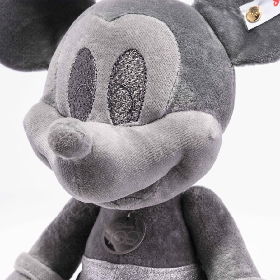 シュタイフ社製　ディズニー ミッキーマウス　D100 プラチナ　Steiff Disney Mickey Mouse D100 platinum｜volksmarkt｜03