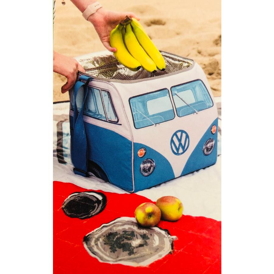 VW デザイン 折り畳み式 大きなソフトクーラーバッグ Volkswagen Large
