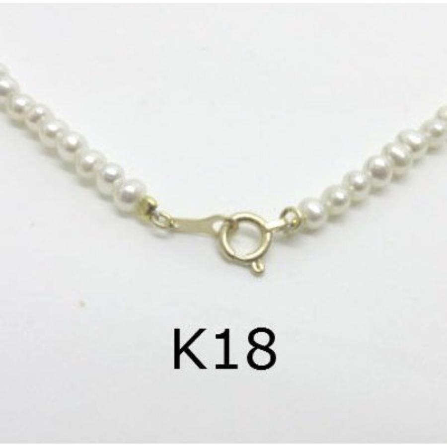 超極小 淡水真珠 2.5-3.0mm ベビーパール ネックレス SV 金具 超極小 淡水真珠 2.5-3.0mm ベビーパール ネックレス SV 金具