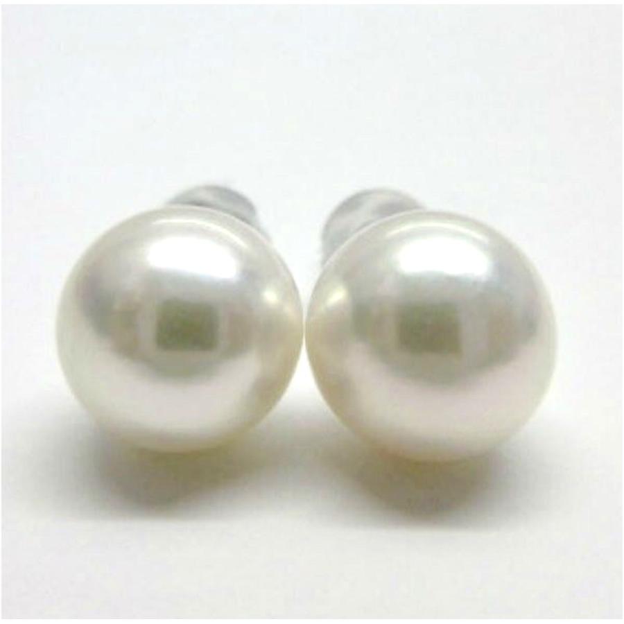 アコヤ真珠 パール ピアス 8.0-8.5mm ホワイト PT900 使用 美品 プラチナ パール ピアス 8mm アコヤ 真珠 Pt900 冠婚葬祭 ホワイト