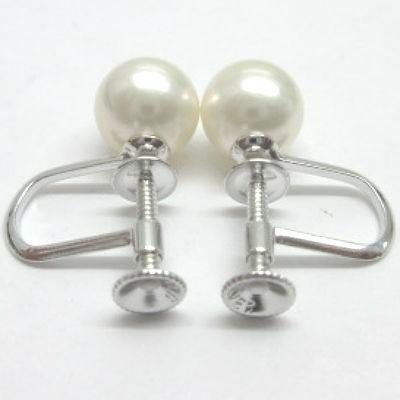 花珠級 アコヤ真珠 7.5-8.0mm ホワイト系 イヤリング SV 金具変更 SVネジバネ式 K14WGネジバネ式 保証書付 あこや真珠 アコヤパール あこやパール 本真珠 |  | 02