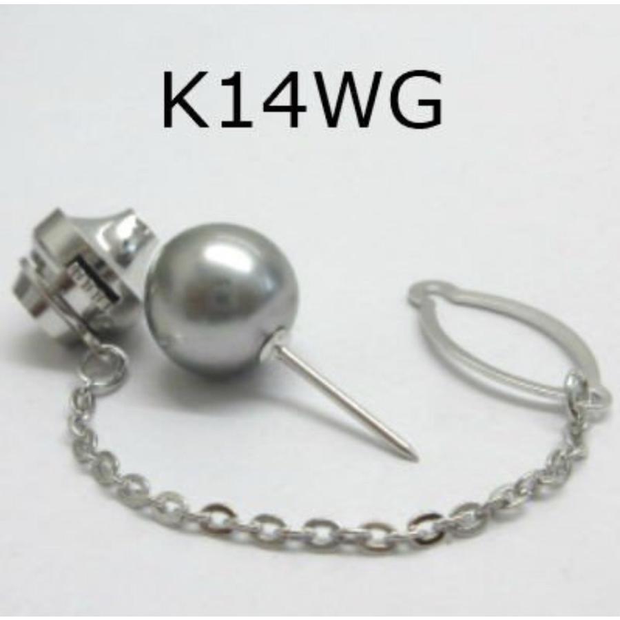 バロックパール K14WG ダイヤ タイタック