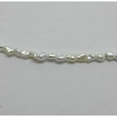 超極細アコヤケシ真珠ネックレス 1.5mm-2mm前後 チェーン代わり 長さ 
